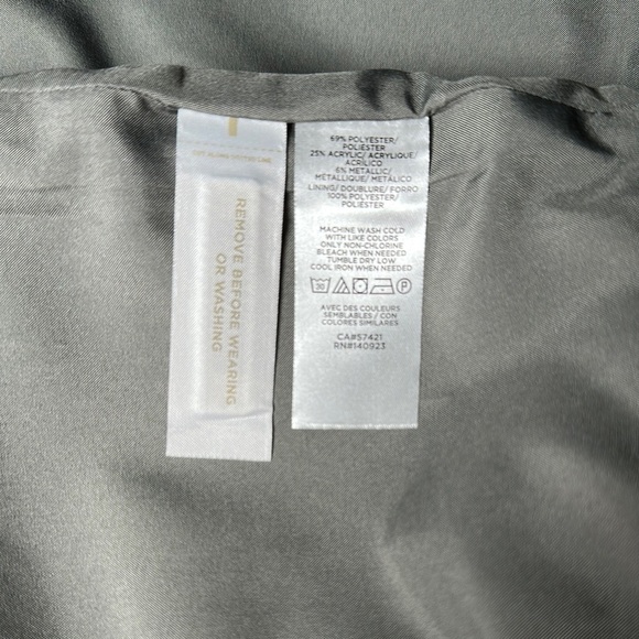 LOFT Gray Pencil Mini Skirt for Work - Picture 8 of 10